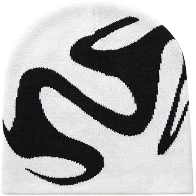 유어더메인 남녀공용 보온 레터링 비니