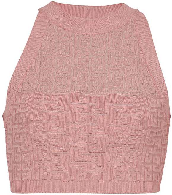 발망 PB 모노그램 니트 탑