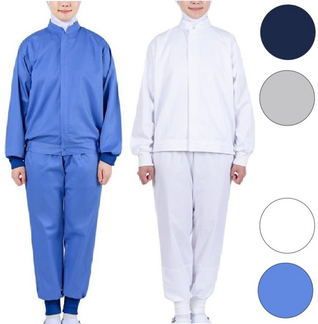 haccp 냉동 냉장 정육 추운 작업장 식품 위생복 냉장창고 활동성 편안한착용, 3XL, 상의 화이트