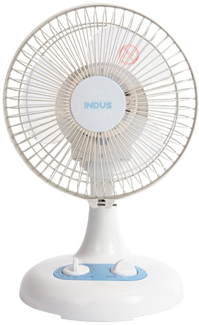 인더스 타이머 좌우회전 레트로 탁상용 미니 스탠드 선풍기 사무실 화장대 주방 N-T229, IN-T229, 화이트