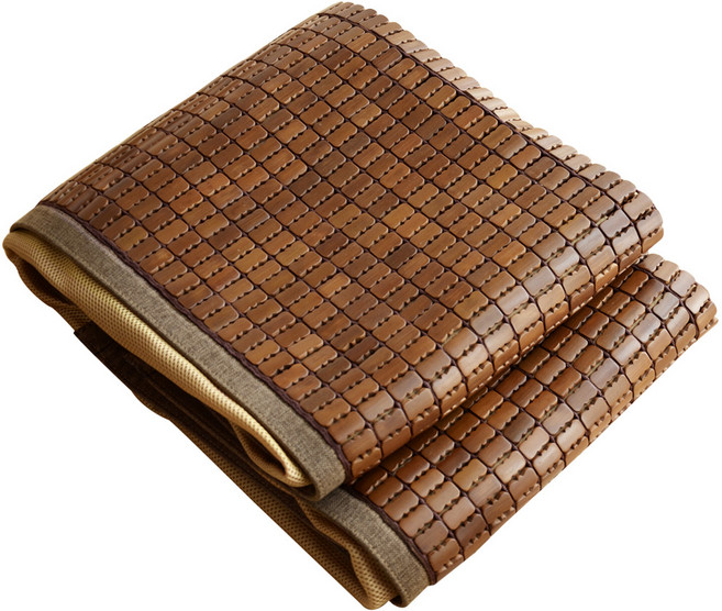 絲薇諾 炭化專利麻將涼蓆 (3D透氣包邊布繩織帶款) 單人3尺, 3D透氣包邊炭化