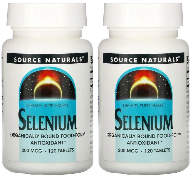 소스내추럴 셀레늄 텔루륨 200mcg, 2개, 기본, 120정 - 쿠팡