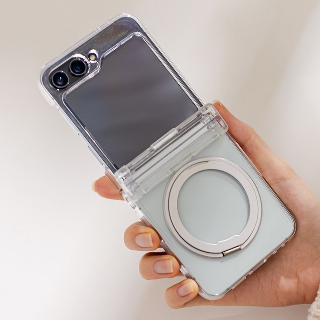 슈퍼쉘 풀커버 힌지보호 맥세이프링 거치대 휴대폰 케이스