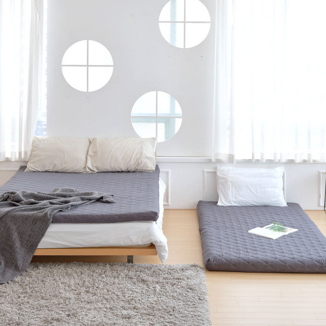 [리퍼] 코끼리리빙 잠왕 9존 마약 매트리스 토퍼 방수 속 커버 8mc 12cm MS SS Q