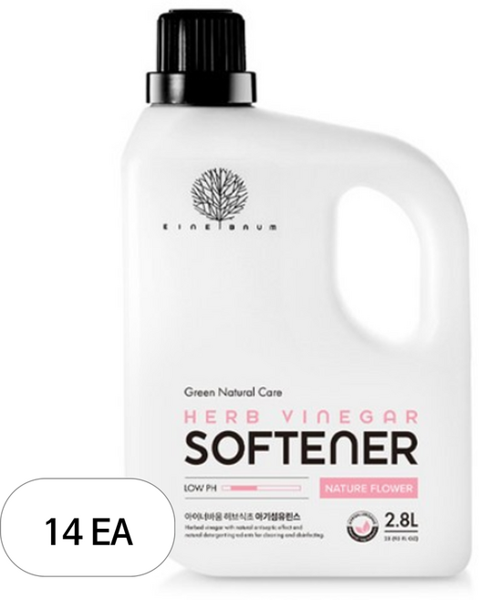 아이너바움 아기섬유린스 네이처플라워, 14개, 2.8L