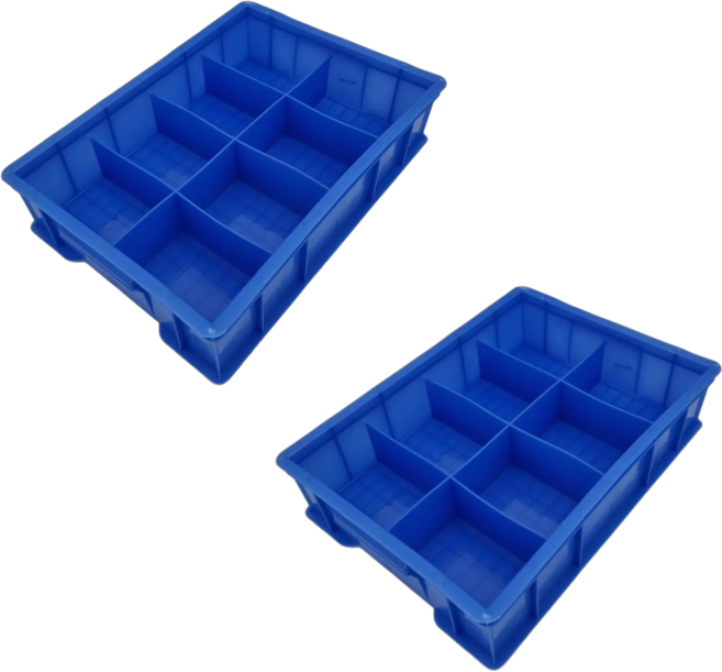 우주툴스 우주툴스 플라스틱 부품상자 블루, 2개