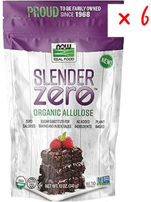 나우 리얼 푸드 스플렌더 제로 알룰로스 슈가, 6개, 340g
