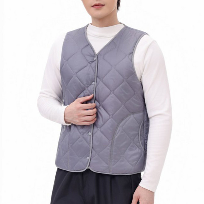 시크나인 남성 경량 패딩 조끼 베스트 색상 3종