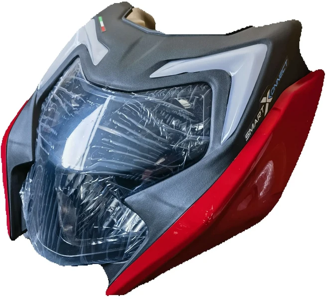 납품전문 전면 헤드램프 LED TVS Apache RTR 160/200 4V 오토바이, 04 빨간, 01 CHINA