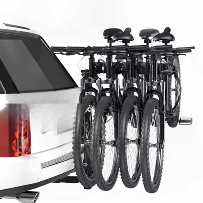 뉴빅 차량용 자전거거치대 후미형 캐리어 트레일러 랙, 1개, 차량용 거치대 4대