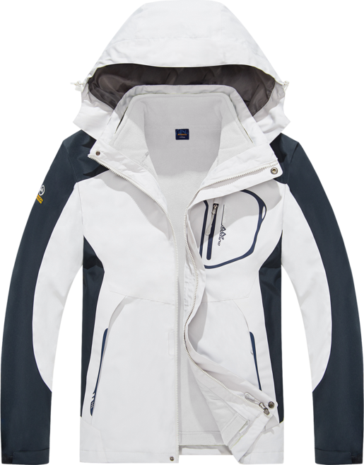 에버유어스 야상 남자 등산복 상의 투피스 울 안감 방풍 방수 등산복 점퍼