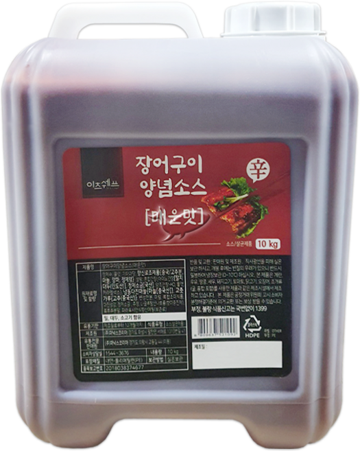 이츠쉐프 장어구이 양념소스 매운맛, 10kg, 1개