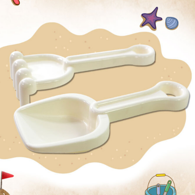 모래놀이용 도구 모래삽 2종 세트 5.5x14x2cm 1P 유아 어린이 샌드 실내놀이, 2개