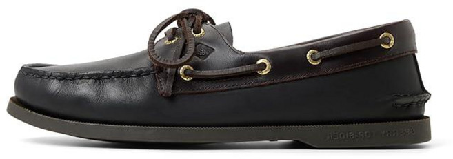 Sperry 남성용 Authentic Original 2-아이 보트 슈즈 블랙/아마레토 270mm(9) W