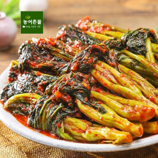 국산 저염 갓김치 2kg 맛있게 당일제조 100% 국산 김치 주문, 1개
