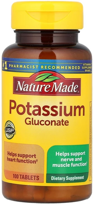 네이쳐메이드 포타슘글루코네이트 90mg, 1개, 100정 - 쿠팡