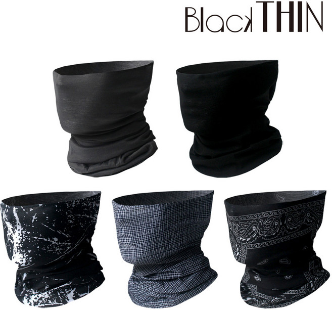 블랙딘 멀티스카프 5장1세트 넥워머 쿨마스크 바라클라바 등산 쿨스카프 스포츠 햇빛가리개