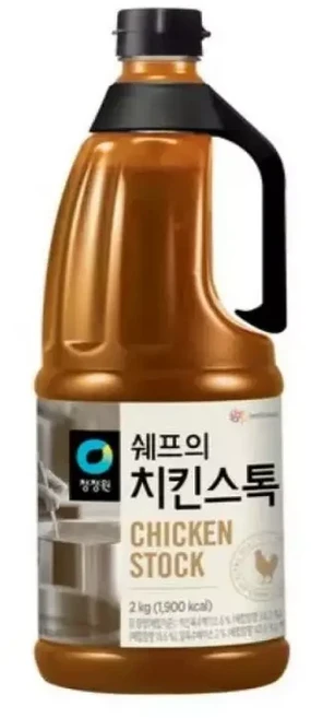 청정원 쉐프의 치킨스톡 2kg 5개, 1개