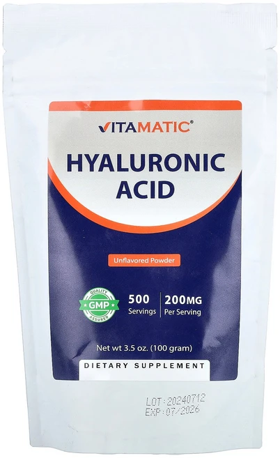 Vitamatic 바이타매틱 히알루론산 100g 파우더 영양제 건강보조식품 - 쿠팡