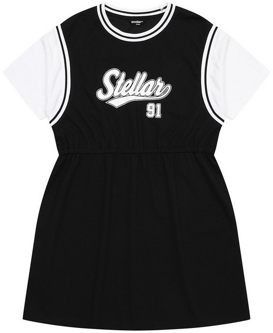 에꼴리에 레이어드 스포티 원피스9