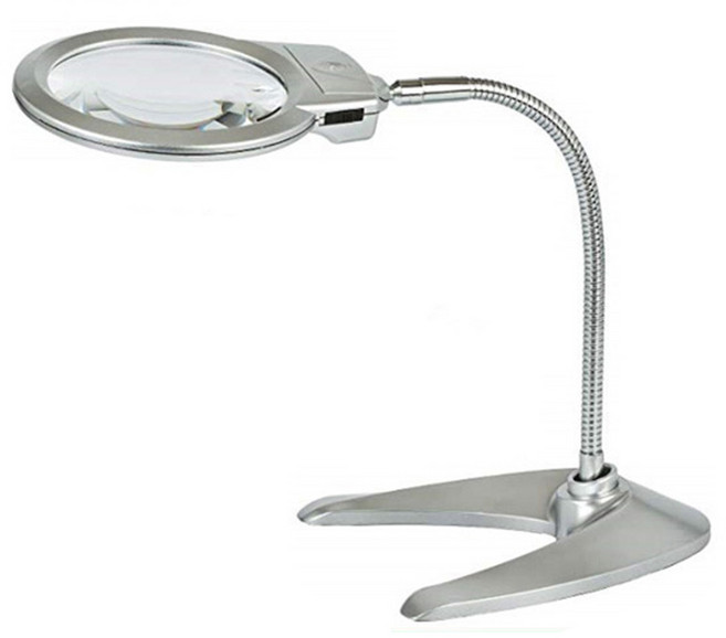 아로 자바라 미니 확대경 테이블형 스탠드 90mm