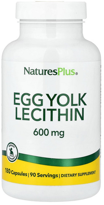 네이쳐스플러스 계란 노른자 레시틴 600mg 베지 캡슐 180정(캡슐당 300mg), 180정, 1개