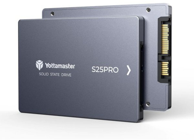 요타마스터 S25PRO 1TB SATA SSD 2.5인치 알루미늄 III 6Gbs 내부 솔리드 스테이트 드라이브 최대 500MBs 업그레이드 노트북 및 PC 데스크탑 IT 전문