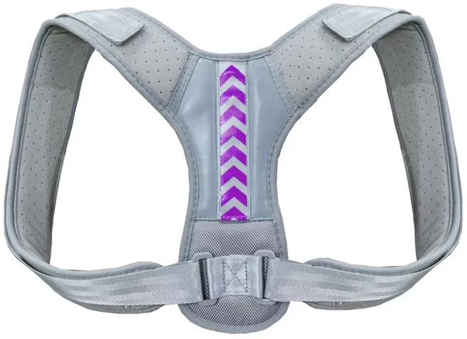 조절식 등 어깨 자세 교정기 벨트 쇄골 지지대 신체 재형성 홈 오피스 스포츠 상체 목 버팀대, 03 XL 80-120kg, 03 XL 80-120kg