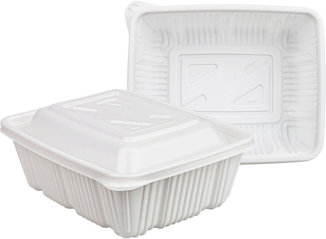 [일용상회]사각 찜용기 JH 2722 대 3200ml 50세트 백색, 50개, 1세트