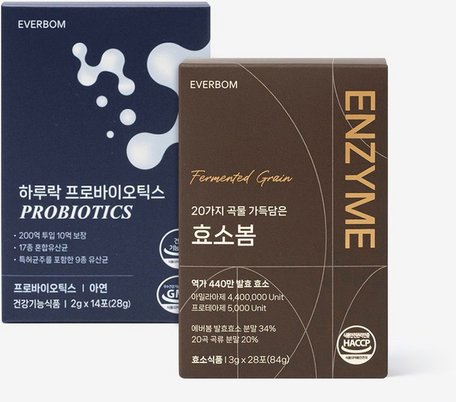에버봄 효소봄 1박스 28포 (주문시 하루락 1박스 증정), 1개