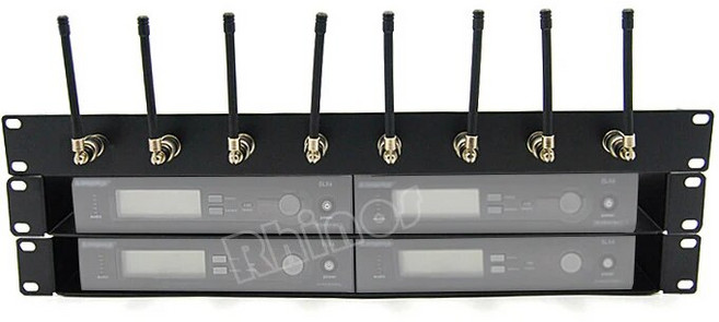 SLX4 288 Sennheise 무선 마이크용 안테나 케이블 연장 선반 트레이 케이스 패치 패널 1U 랙 마운트 Sennheise ew100G2 G3 ew135 G2 G3, 4.8 Hole Patch Panel, 1개