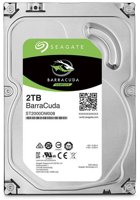 Seagate 希捷 2TB 梭魚 ST2000DM008 硬碟, 1個