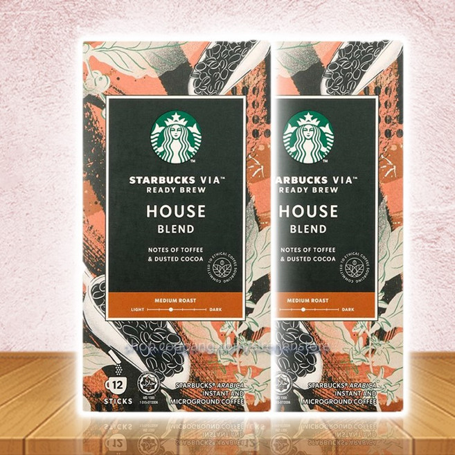 스타벅스 비아 하우스 블렌드 VIA, 2개, 12개입