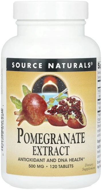몸관리하세요 겨울입니다 Source Naturals 석류 추출물 500mg 120정 특별관리진행, SourceNaturals석류추출물500mg120정, 1개 - 쿠팡