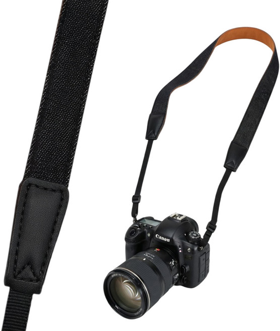 스냅케이스 카메라 스트랩 베이직 CS06, 1개, 2CM 블랙