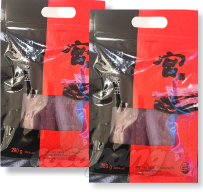 견우푸드 궁 우육포, 280g, 2개