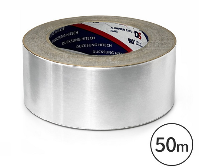 국산 알루미늄 은박 테이프 50mm 50M, 1개