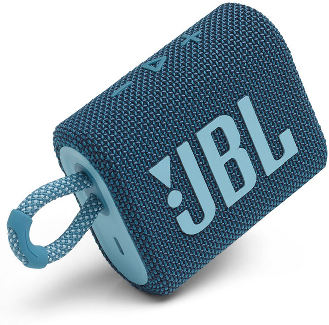 JBL 可攜式防水藍牙喇叭, 藍色, GO3