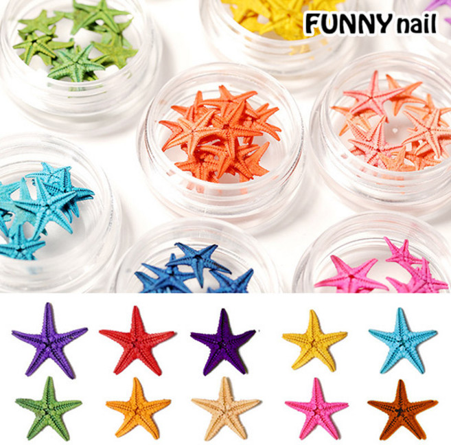[퍼니네일] 미니 불가사리파츠 썸머파츠 바다네일파츠 여름네일 비즈공예도구 여름파츠, 불가사리파츠 - 03, 1개