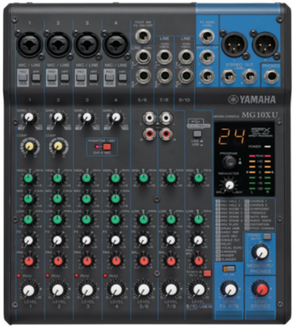 야마하 MG10XU 오디오믹서