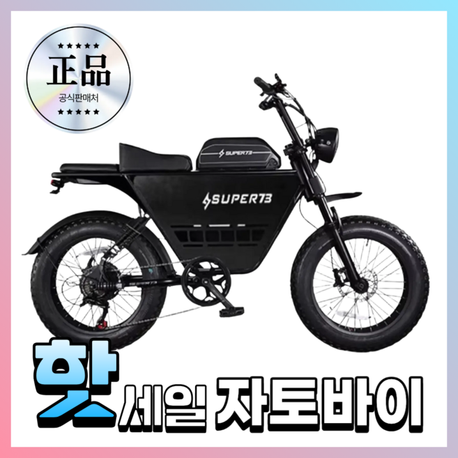 트렉포스 자토바이 전기 전동자전거 스쿠터 전기자전거 MTB 출퇴근용 배달용, S1 표준(48V), 스틸