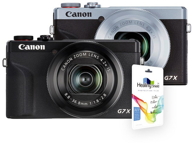 캐논공식총판 정품 PowerShot G7X Mark III, 블랙 + 힐링쉴드 보호필름