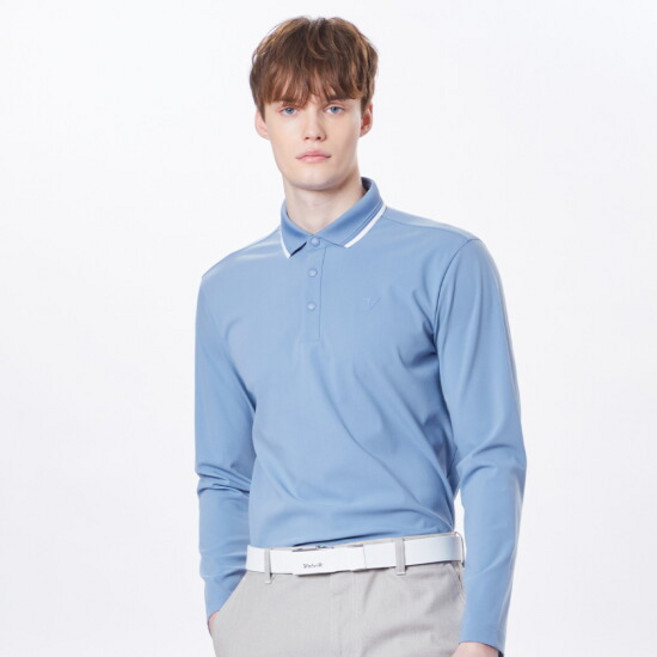 볼빅 남성 골프 에센셜 PQ 요꼬에리 긴팔 티셔츠 VMTSO292_DU 3071482