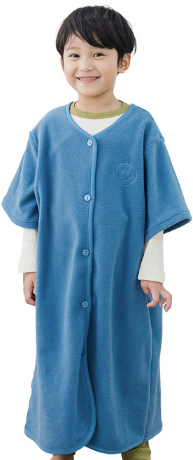 꾸미 초등 스마일 반팔 수면조끼/어린이수면조끼