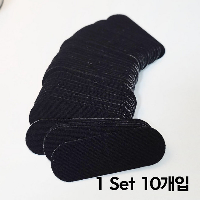 리빙릿 볼링 엄지 테이프 타이밍 테이핑 볼링용품, 1개, 블랙 10p