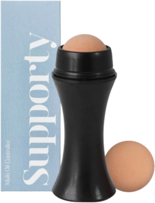 서포티 기름종이 노세범 수정화장 오일롤러 [본품+리필], 1개, 단품