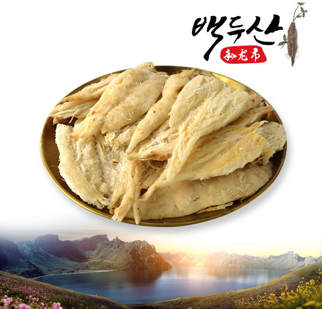 (배터짐) 백두산 자연산 야생 다진 더덕 껍질깐 더덕 (일요일&당일발송), 2개, 1kg