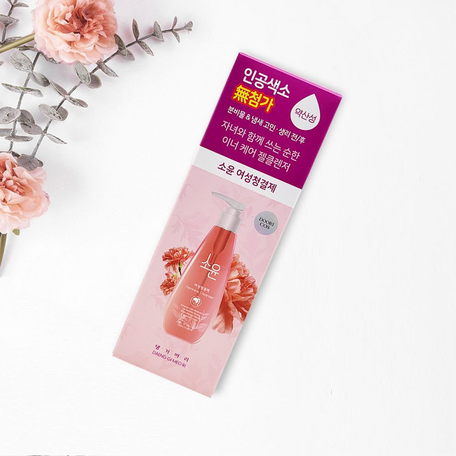 댕기머리 소윤 여성청결제 250ml 약국전용 pH4~5 약산성 쑥 녹차 자일리톨 함유, 1개