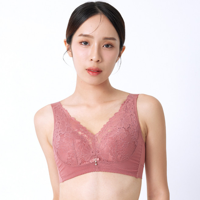 Pink Lady 蠶絲無鋼圈內衣 零束縛 緞面彈性 親膚 集中內衣
