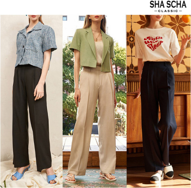 [샤샤] [홈쇼핑인기] 링클프리 썸머 팬츠 1종